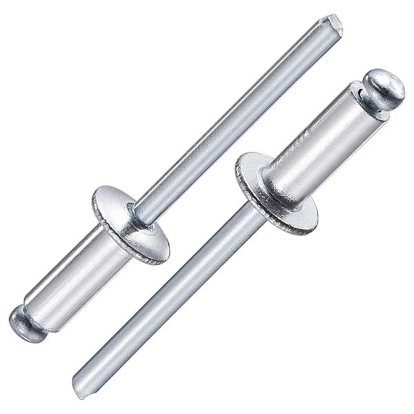 Aluminum Dome Flange Head Blind Rivet Kit for Metal