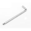 Ball end long arm hex key Allen wrench, stainless steel, hex socket drive 2