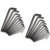 Ball end long arm hex key Allen wrench, stainless steel, hex socket drive 3
