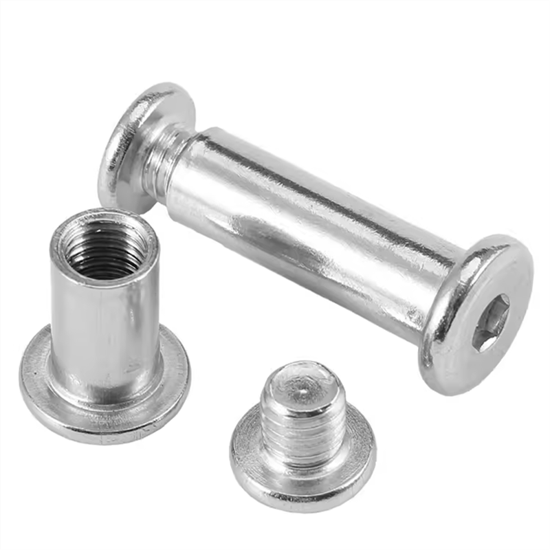 Chicago Screws hex socket barrel bolts and nuts with flat countersunk heads 2