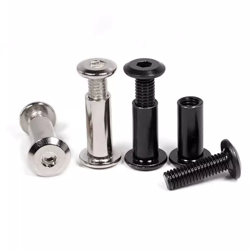 Chicago Screws hex socket barrel bolts and nuts with flat countersunk heads 4