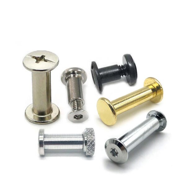 Flat Head Chicago Screw Rivets for Leather/Belt/ Wallet/Handbag