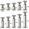 Flat Head Chicago Screw Rivets for Leather/Belt/ Wallet/Handbag