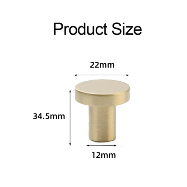 Flat Head Rivet for Furniture Door Cabinet Handle Knob