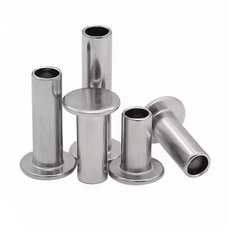 Flat Round Oval Truss Head Half Semi Tubular Hollow Rivet 01 Flat Round Oval Truss Head Half Semi Tubular Hollow Rivet
