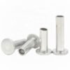 Flat Round Oval Truss Head Half Semi Tubular Hollow Rivet 04 Flat Round Oval Truss Head Half Semi Tubular Hollow Rivet