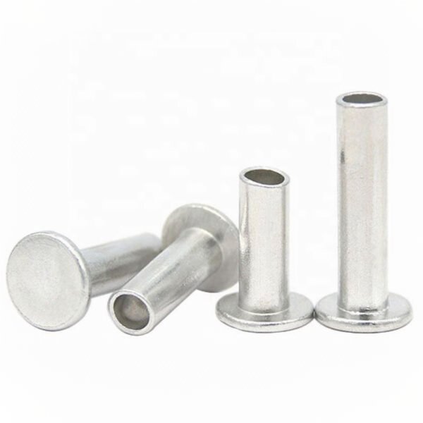 Flat Round Oval Truss Head Half Semi Tubular Hollow Rivet 04 Flat Round Oval Truss Head Half Semi Tubular Hollow Rivet