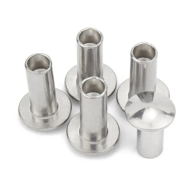 Oval Head Semi Tubular Hollow Rivets 02 Oval Head Semi Tubular Hollow Rivets