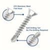 Phillips Countersunk Head Self Drilling Screw