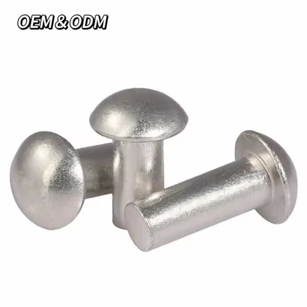 Round Mushroom Oval Brazier Head Solid Rivet