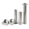 Round Mushroom Oval Brazier Head Solid Rivet