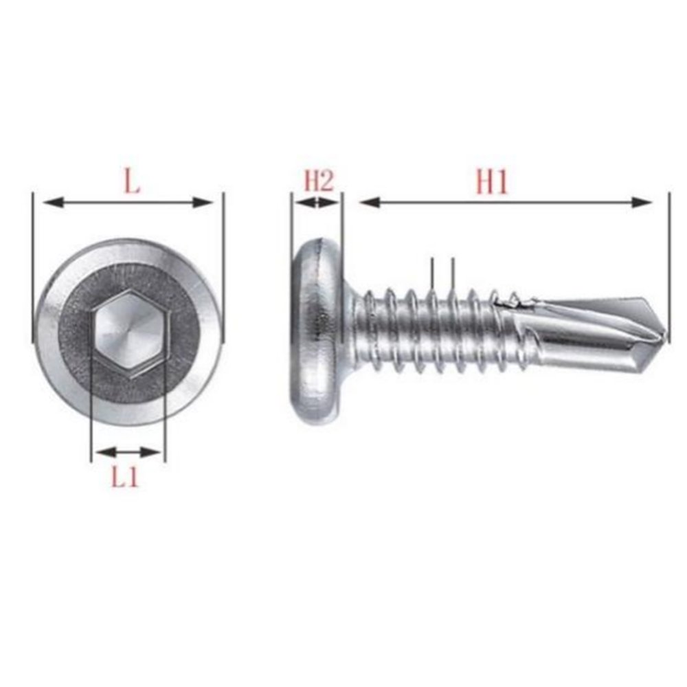 Square Pan Head Self Drilling Screws