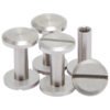 Stainless Steel Flat Slotted Chicago Screws for Furniture Assembly