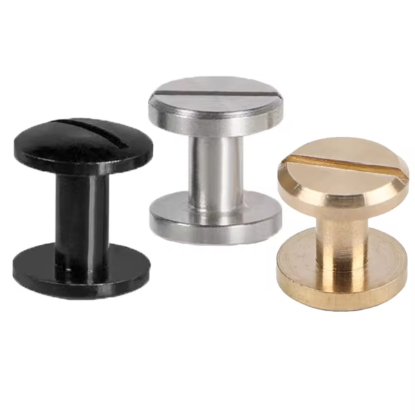Stainless Steel Flat Slotted Chicago Screws for Furniture Assembly