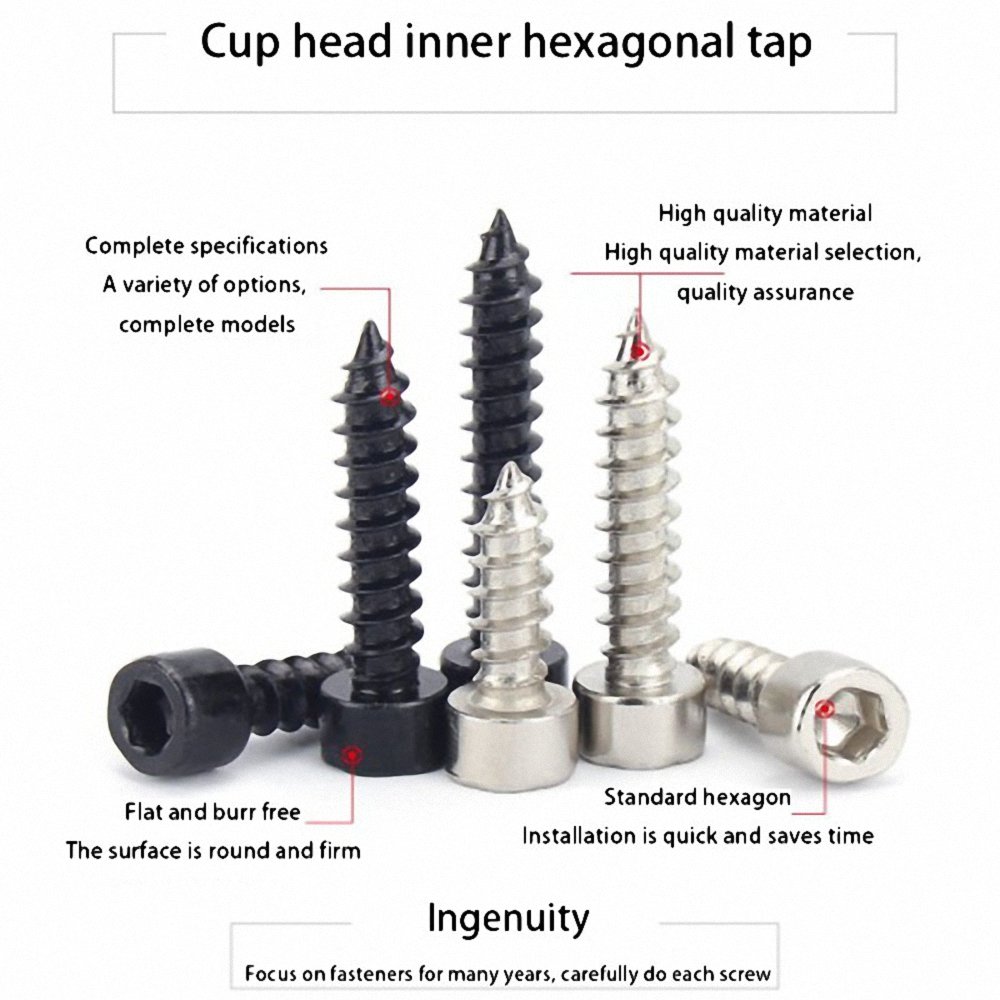 Allen Socket Head Cap Self Tapping Wood Screw