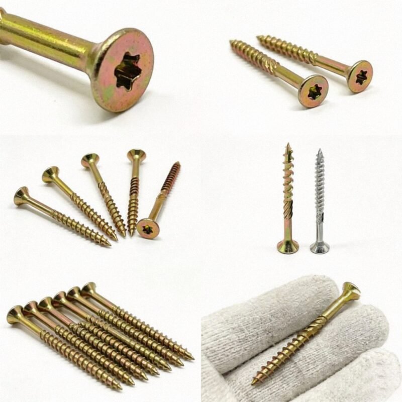 Coated Round Head Torx Wood Screws 01