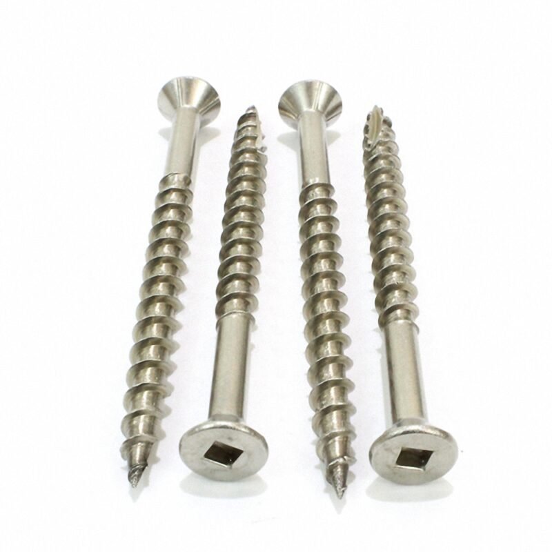 Countersunk Rib Square Head Drive Deck Screw
