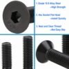 DIN 7991 Flat/Countersunk Hex Socket Head Cap Screws Bolts 03
