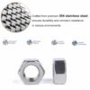 DIN934 Stainless Steel Nuts Hex Lock Nuts 05 Huaduo Nuts DIN934 Stainless Steel Nuts Hex Lock Nuts