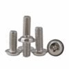 DIN967 Stainless Steel 304 Cross Pan Wafer Head Machine Thread Screw