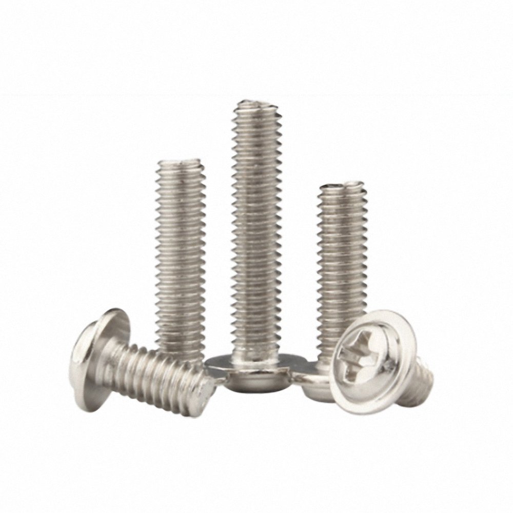 DIN967 Stainless Steel 304 Cross Pan Wafer Head Machine Thread Screw