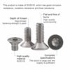 Flat Countersunk Torx Head Machine Screw