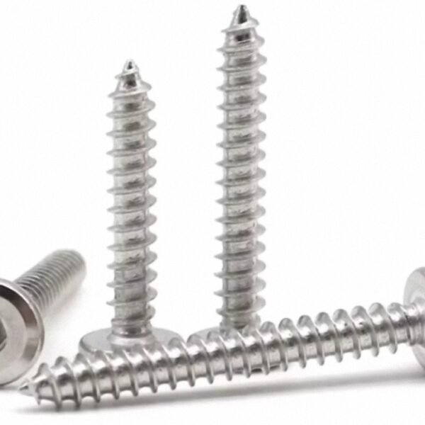 Flat Head Inverted Edge Hexagon Wood Screw