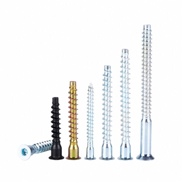 Hex Socket Head Furniture Confimat Wood Screw 01 Hex Socket Head Furniture Confimat Wood Screw