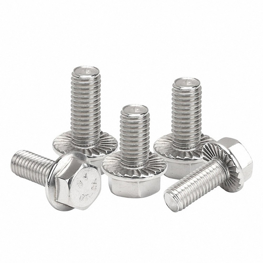 Hex Washer Head Cross recessed Serrated Flange Head Bolts