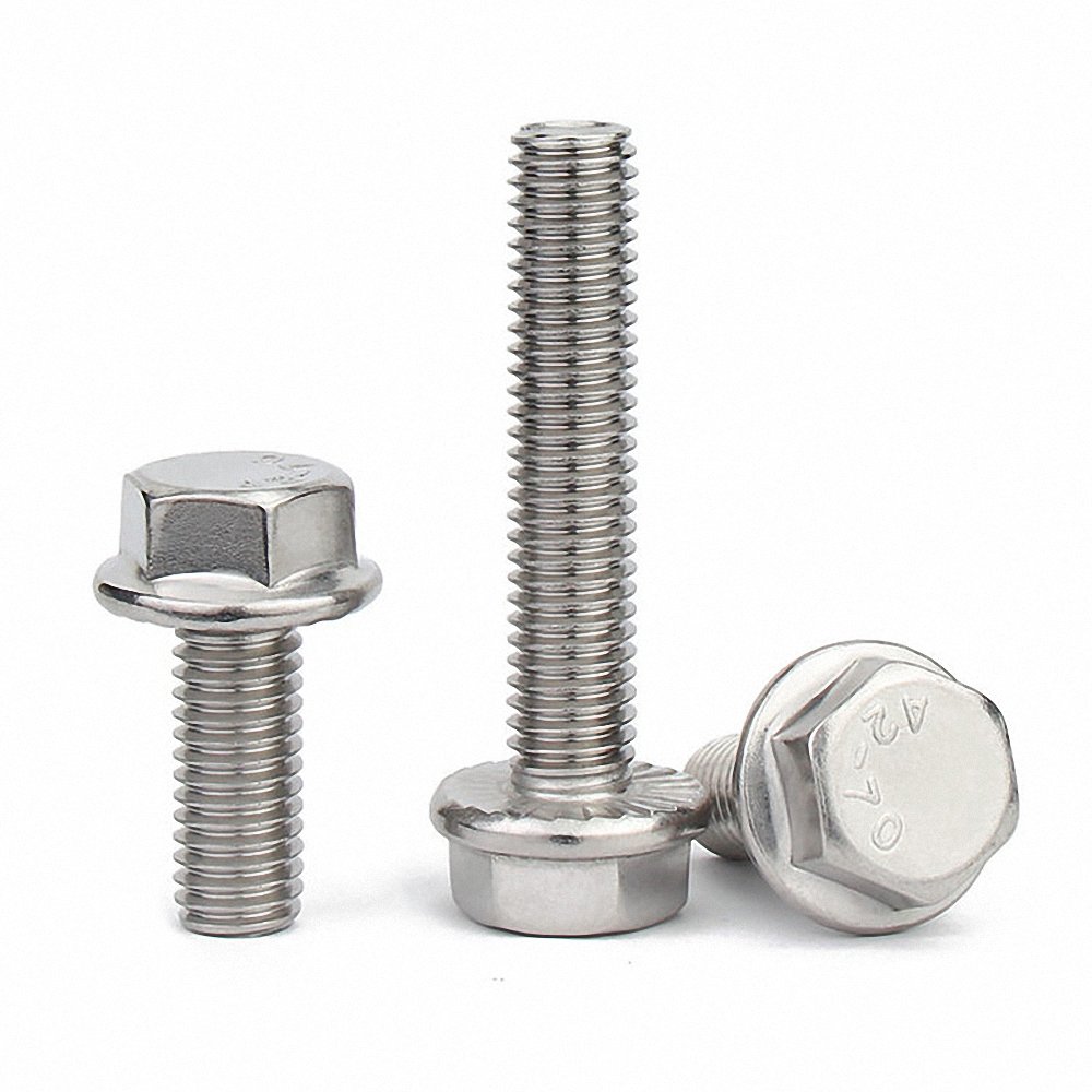 Hex Washer Head Cross recessed Serrated Flange Head Bolts