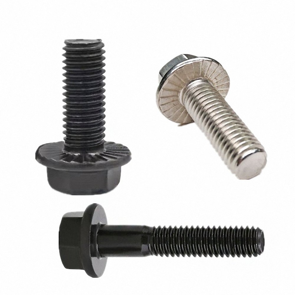 Hex Washer Head Cross recessed Serrated Flange Head Bolts