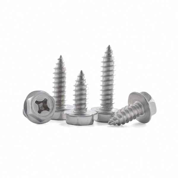 Hexagon Cross Recessed Flange Head Tapping Wood Screw