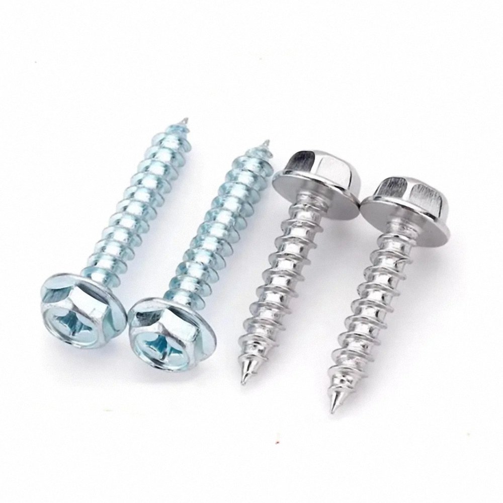 Hexagon Cross Recessed Flange Head Tapping Wood Screw
