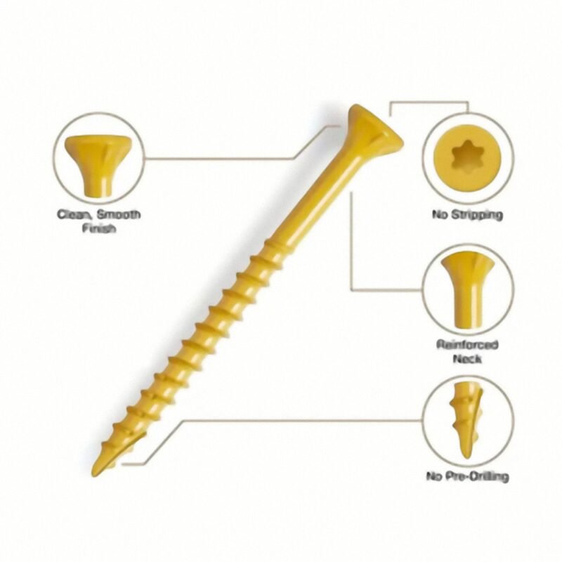 Lu Rust Torx Deck Screws Star Drive Screws with Coarse Thread