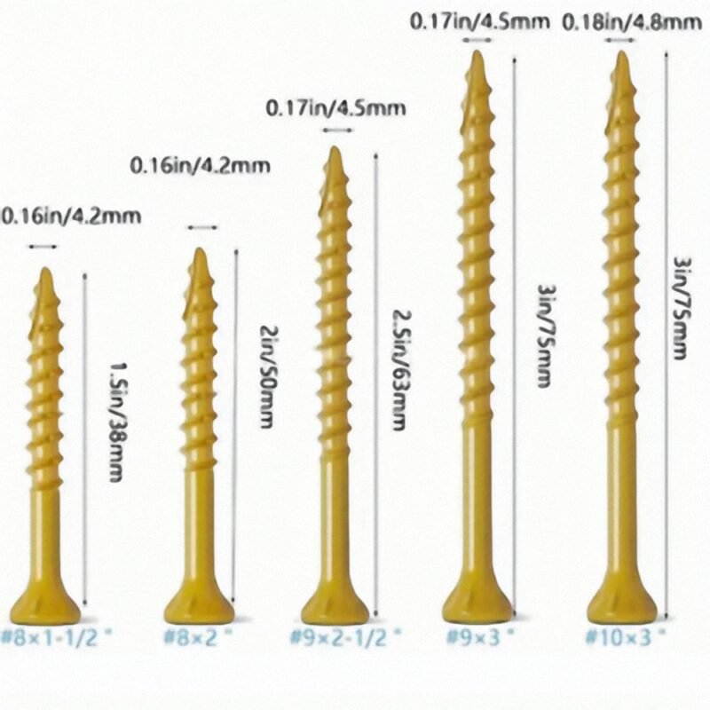 Lu Rust Torx Deck Screws Star Drive Screws with Coarse Thread