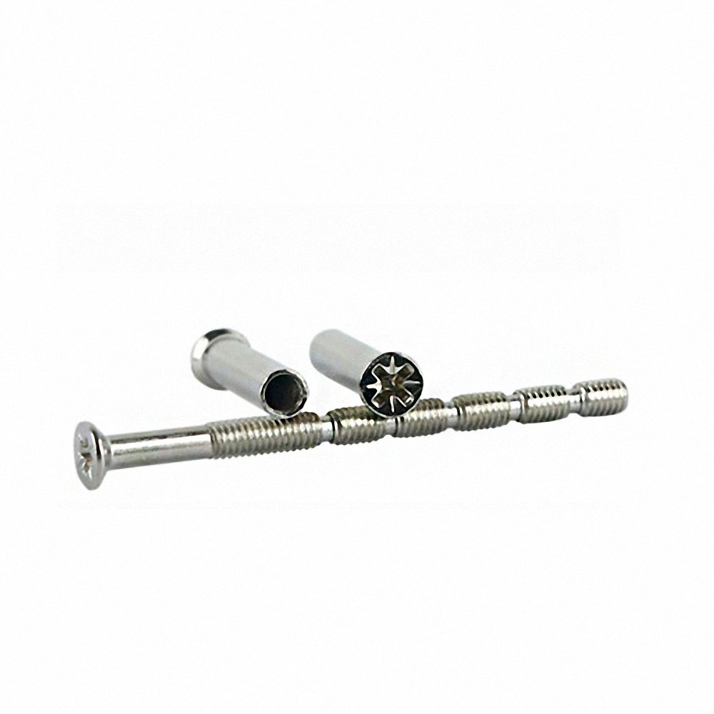 Nickel Stainless Steel Countersunk Head Connecting Bamboo Shaped Break-away Screw