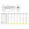 Pan Head Thread and Blunt Point Drive Euro Screw