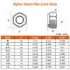 Huaduo Nut SS304 Nylon Insert Nylock Lock Nut