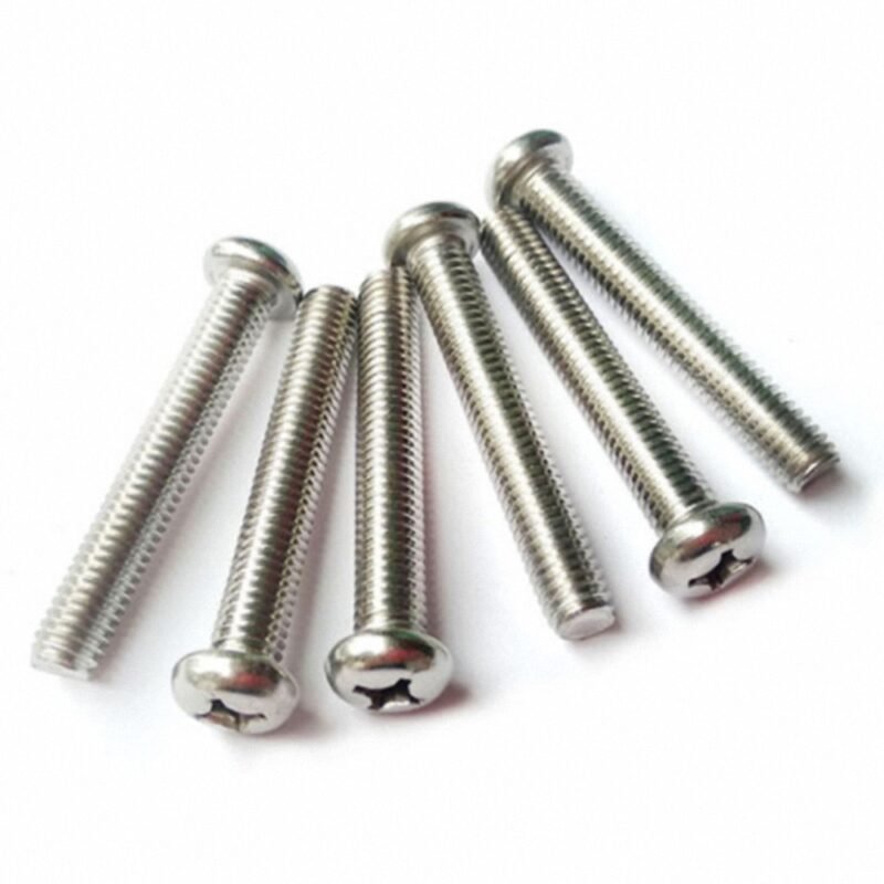 Huaduo Screw SS304 Round Head Machine Screw DIN7985