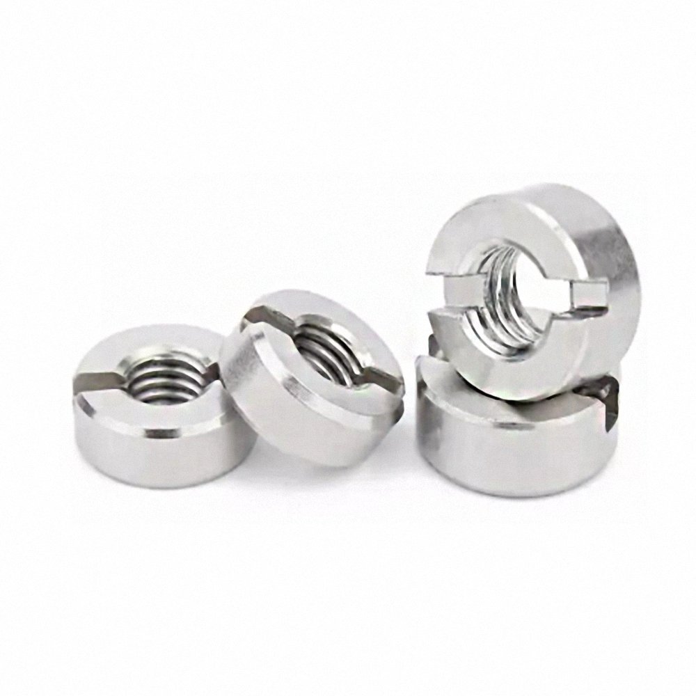 Slotted Inside tube Round Nuts