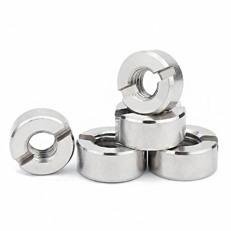 Slotted Inside tube Round Nuts