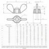 Stainless Steel DIN315 Wing Butterfly Nut 06 Stainless Steel DIN315 Wing Butterfly Nut