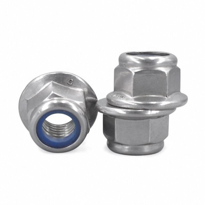 Stainless Steel Hexagonal Flange Washer Nuts