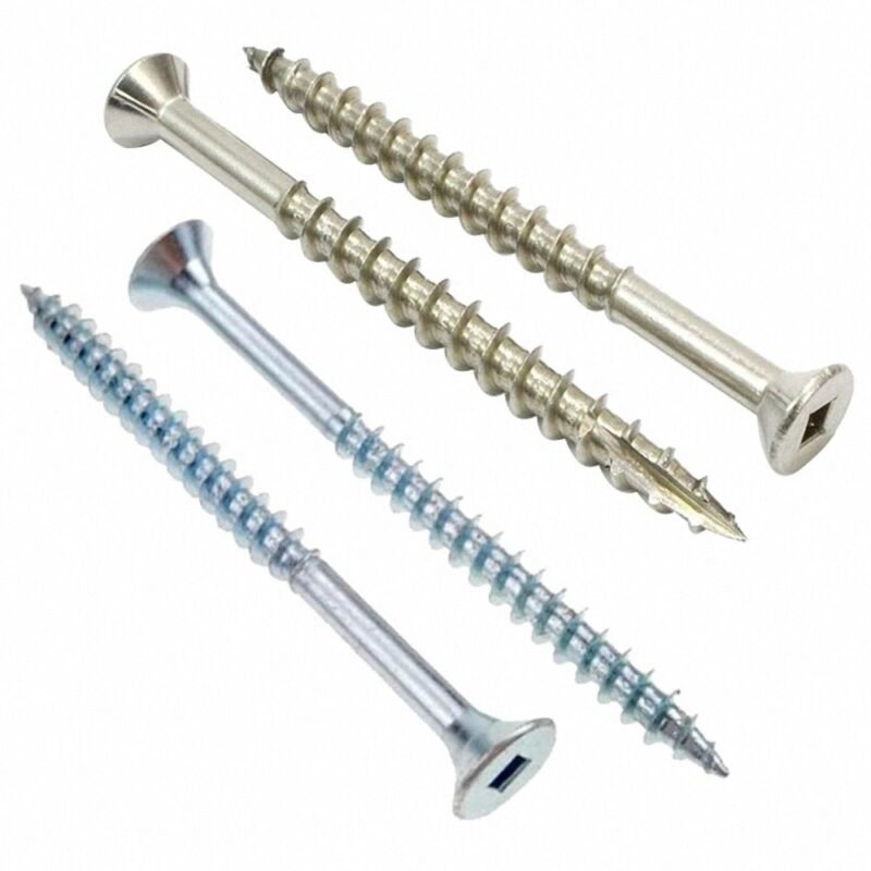 Star Drive Dual Flat Head Coarse Thread Construction Screws