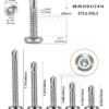 flat-socket-roofing-screw Flat Hex Socket Head Screws for Construction Applications