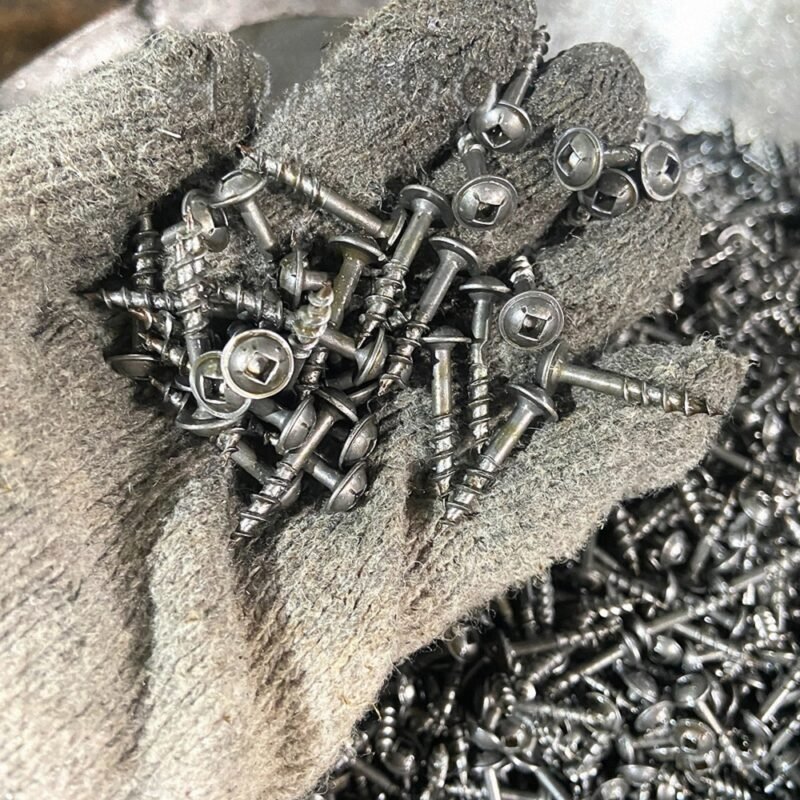 Pocket Hole Square Head Drive Self Cutting Threaded Screws