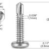 socket-drilling-screw Flat Hex Socket Head Screws for Construction Applications