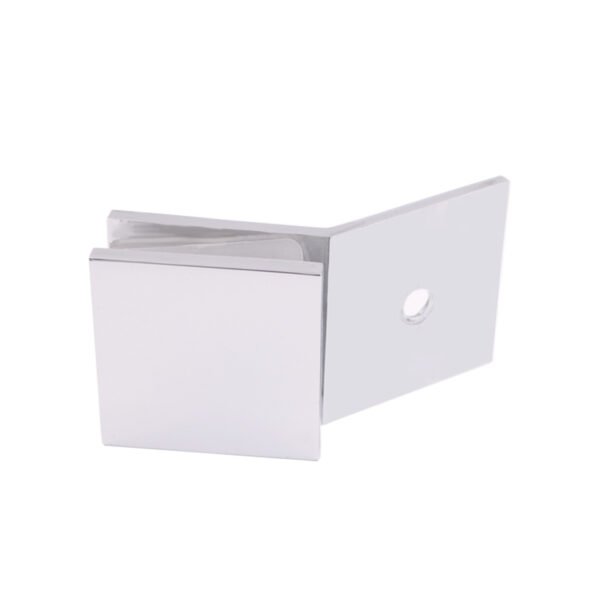 135 Degree Brass Wall Mounted Glass Clips Glass Door Hinge Clamp