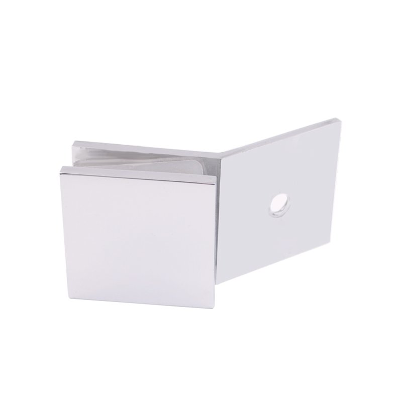 135 Degree Brass Wall Mounted Glass Clips Glass Door Hinge Clamp