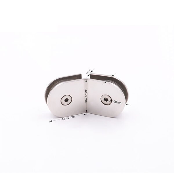 135 Degree Glass To Glass Bracket Stainless Steel Glass Clamp